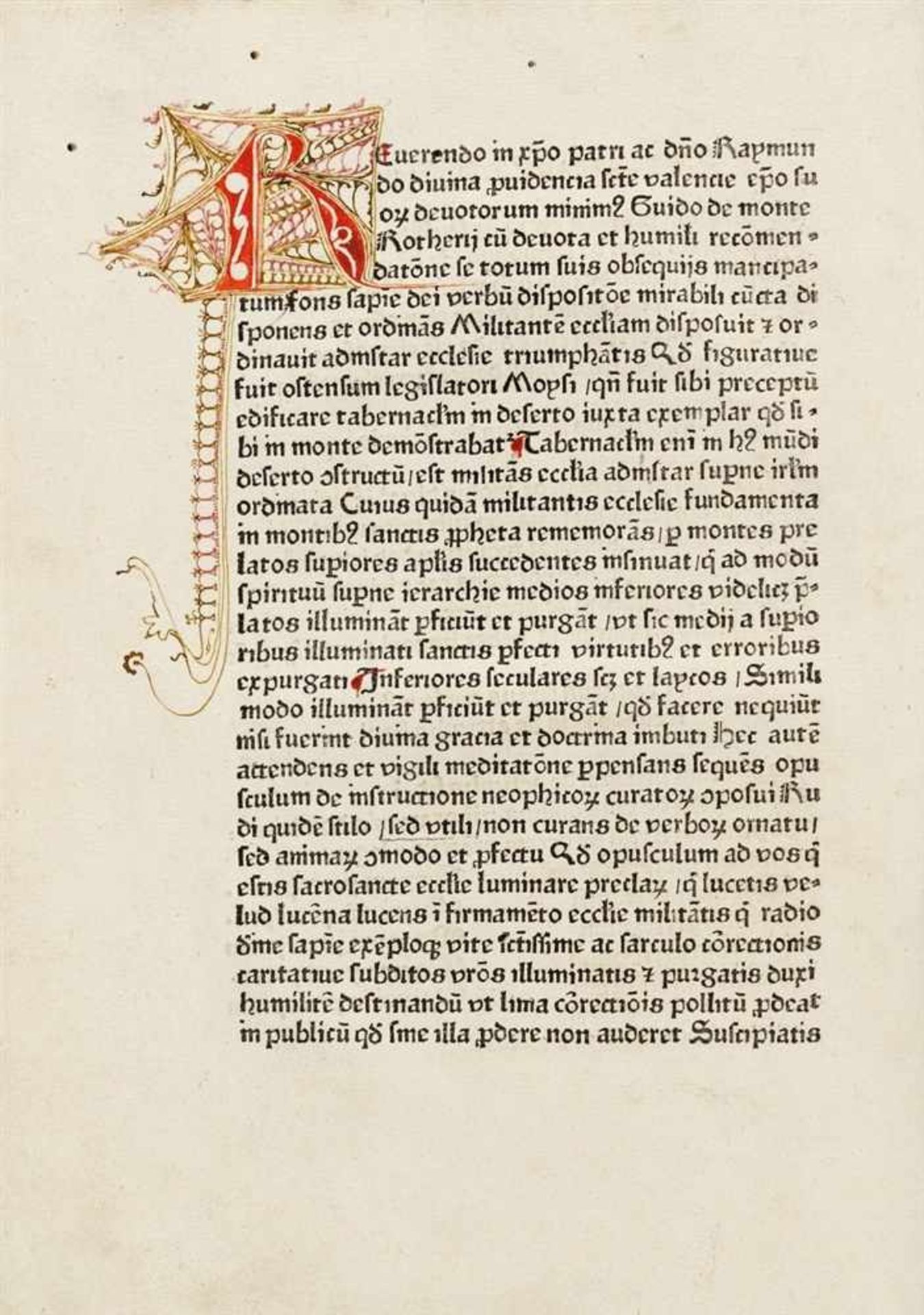 Guido de Monte Rocherii: Manipulus curatorum. [Blaubeuren? Drucker des Lotharius, d.i. Konrad