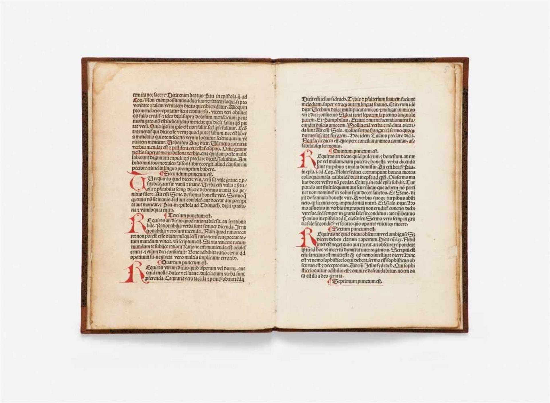 Albertanus Causidicus Brixiensis: De arte loquendi et tacendi. Köln: [Heinrich Quentell] 1497. 20,