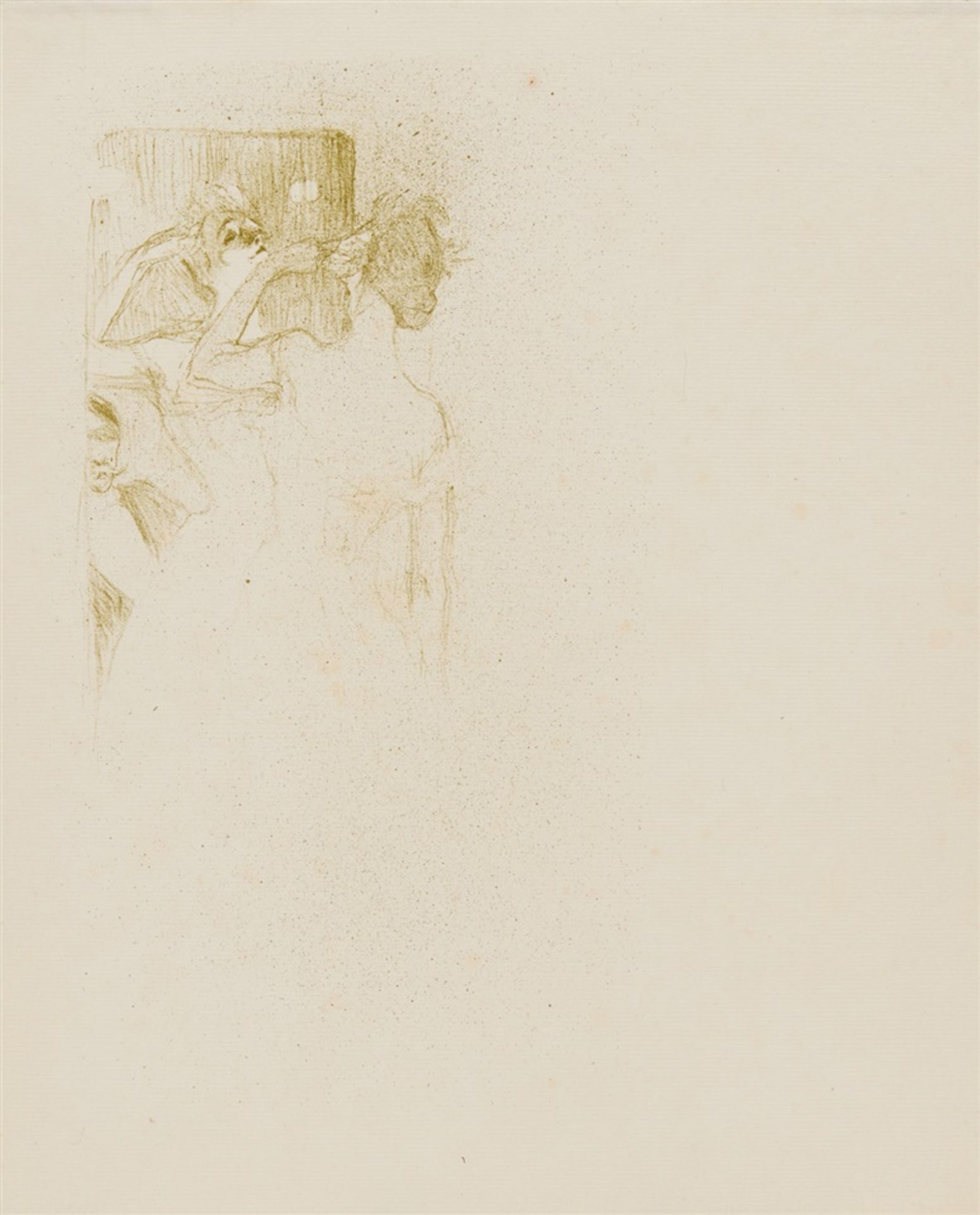 HENRI DE TOULOUSE-LAUTRECAlbi 1864 - 1901 Saint-André-du-Bois Yvette Guilbert. 1894Lithographie au