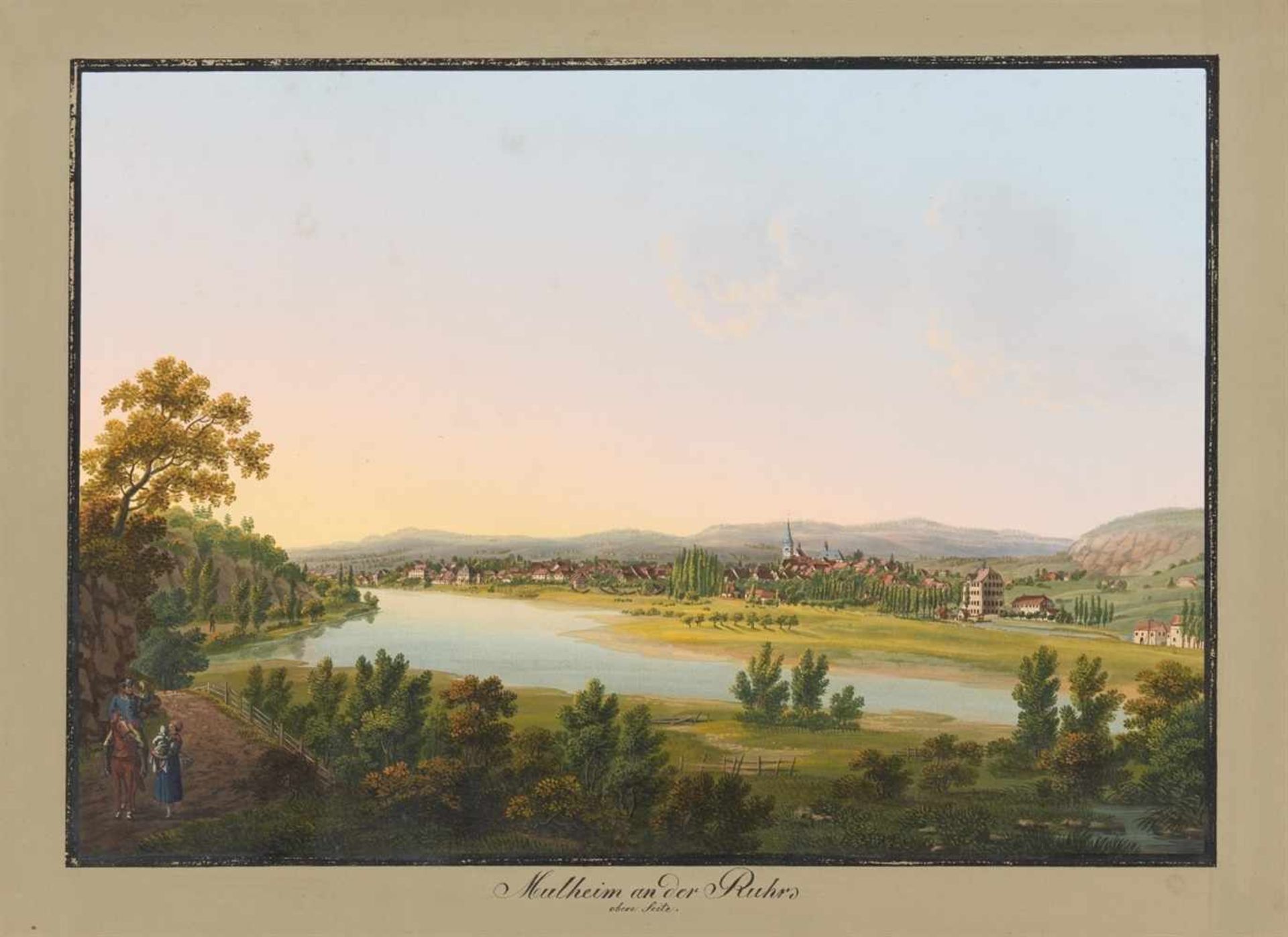 Großherzogtum Berg. - Malerische Ansichten aus dem Groszherzogthum Berg aufgenommen und in Gouaché - Image 11 of 22