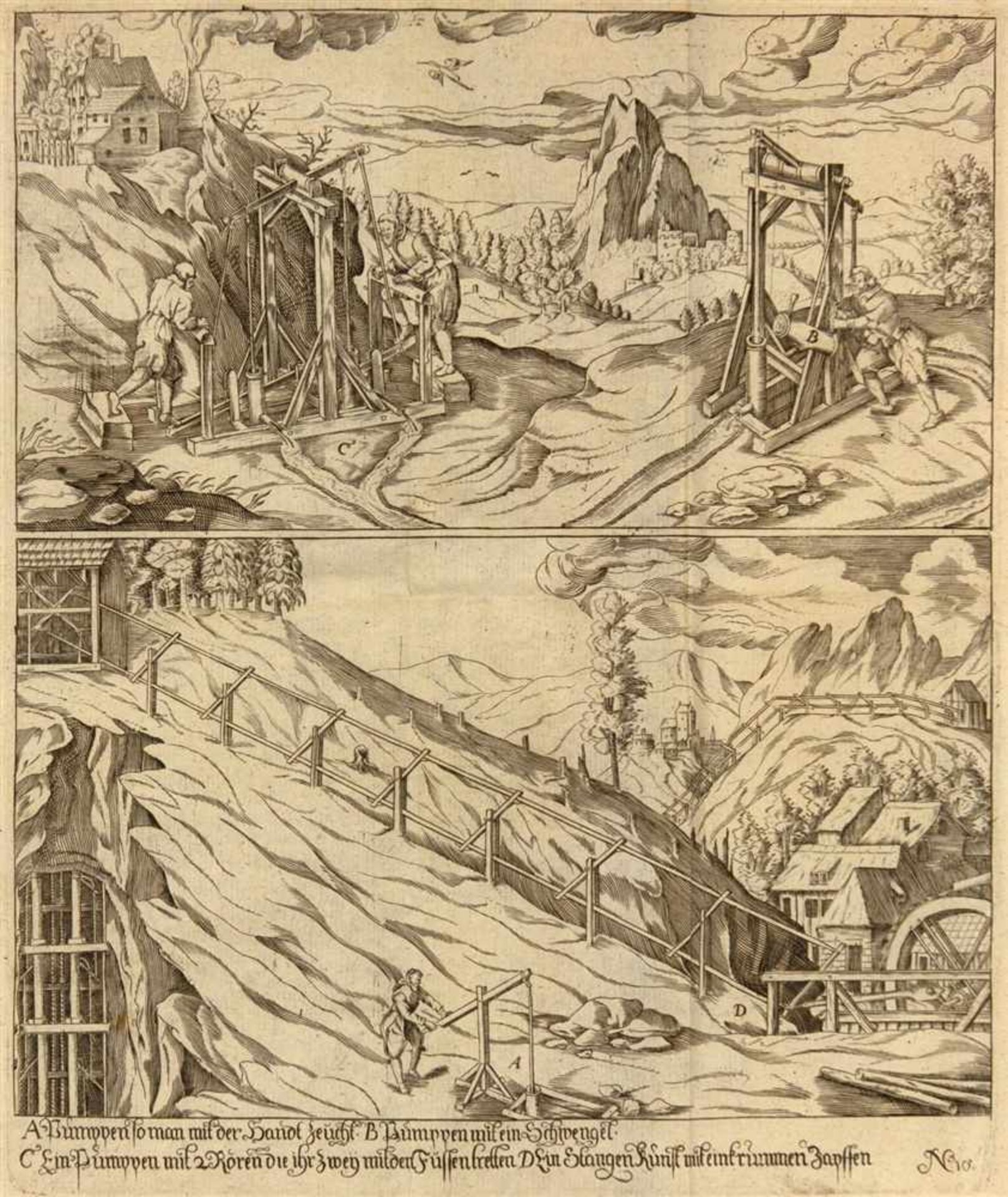 Zunner, Johann David (Hrsg.): Corpus iuris & systema rerum metallicarum, oder Neu-verfaßtes Berg- - Bild 2 aus 3
