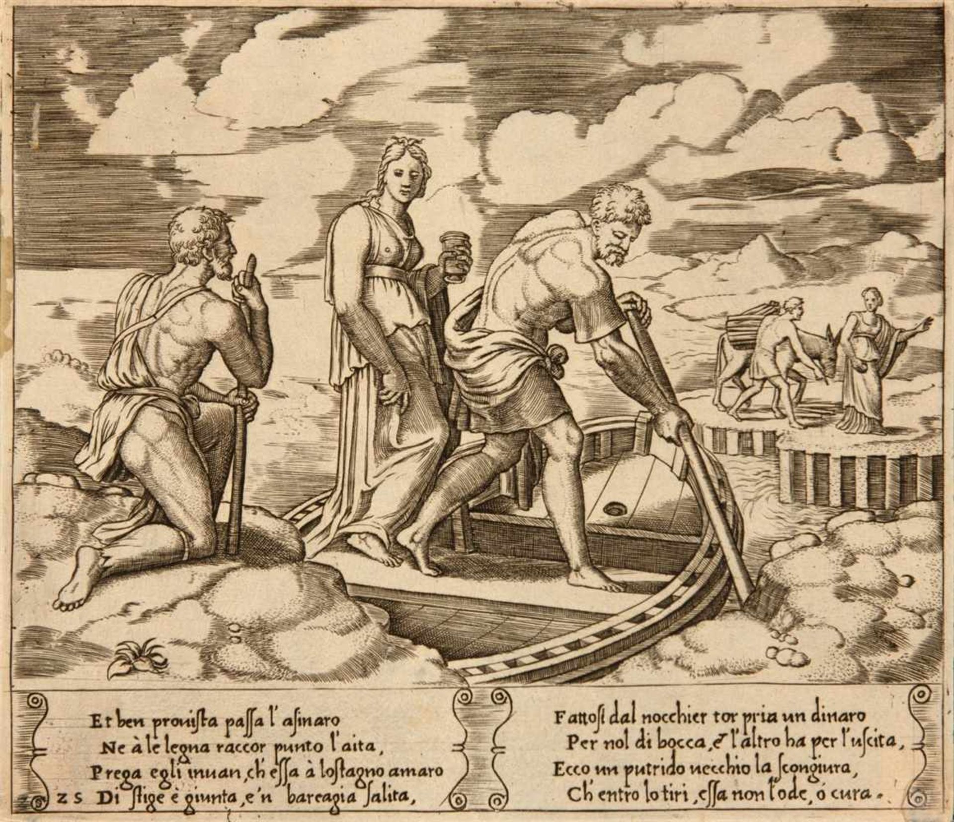 MEISTER B MIT DEM WÜRFEL tätig um 1532 / AGOSTINO DEI MUSI (gen. AGOSTINO VENEZIANO) Venedig ca. - Image 25 of 25