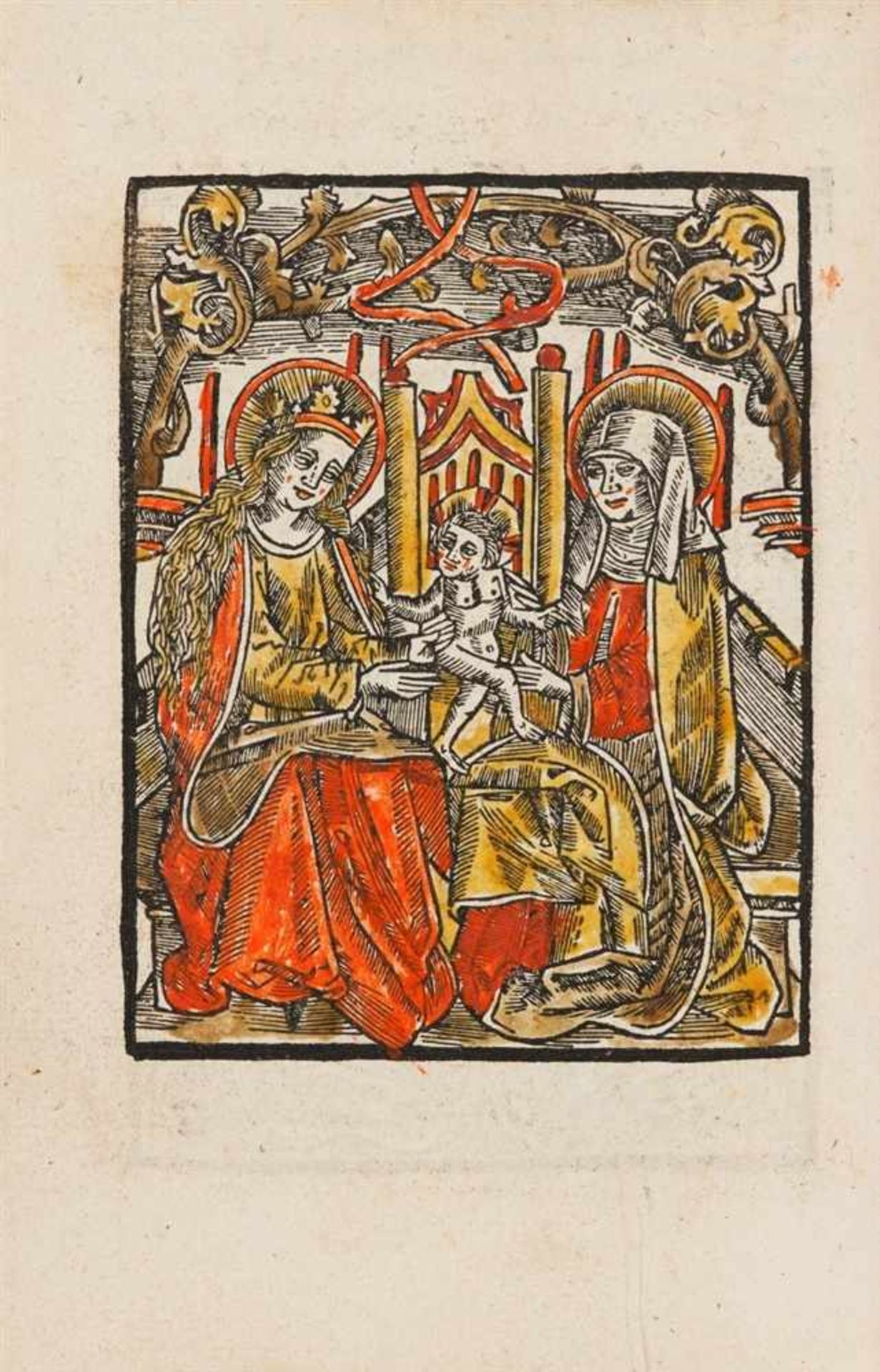 Bertholdus von Freiburg: Horologiu[m] deuotio[n]is. Köln: Johann Landen [um 1503]. 12,9 x 9 cm. 58