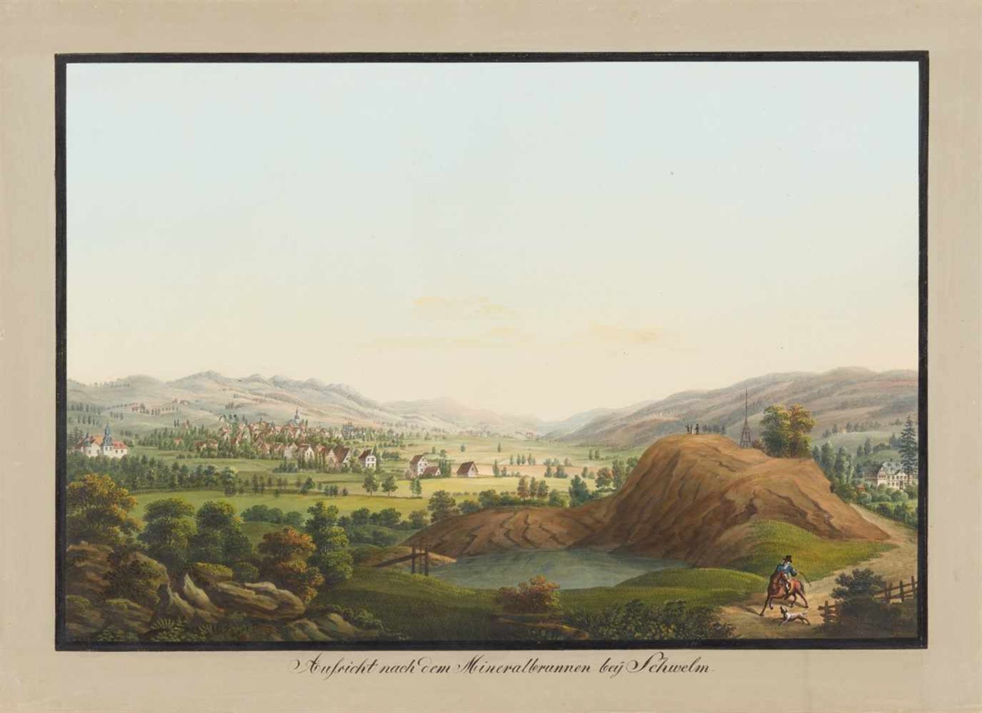 Großherzogtum Berg. - Malerische Ansichten aus dem Groszherzogthum Berg aufgenommen und in Gouaché - Image 18 of 22