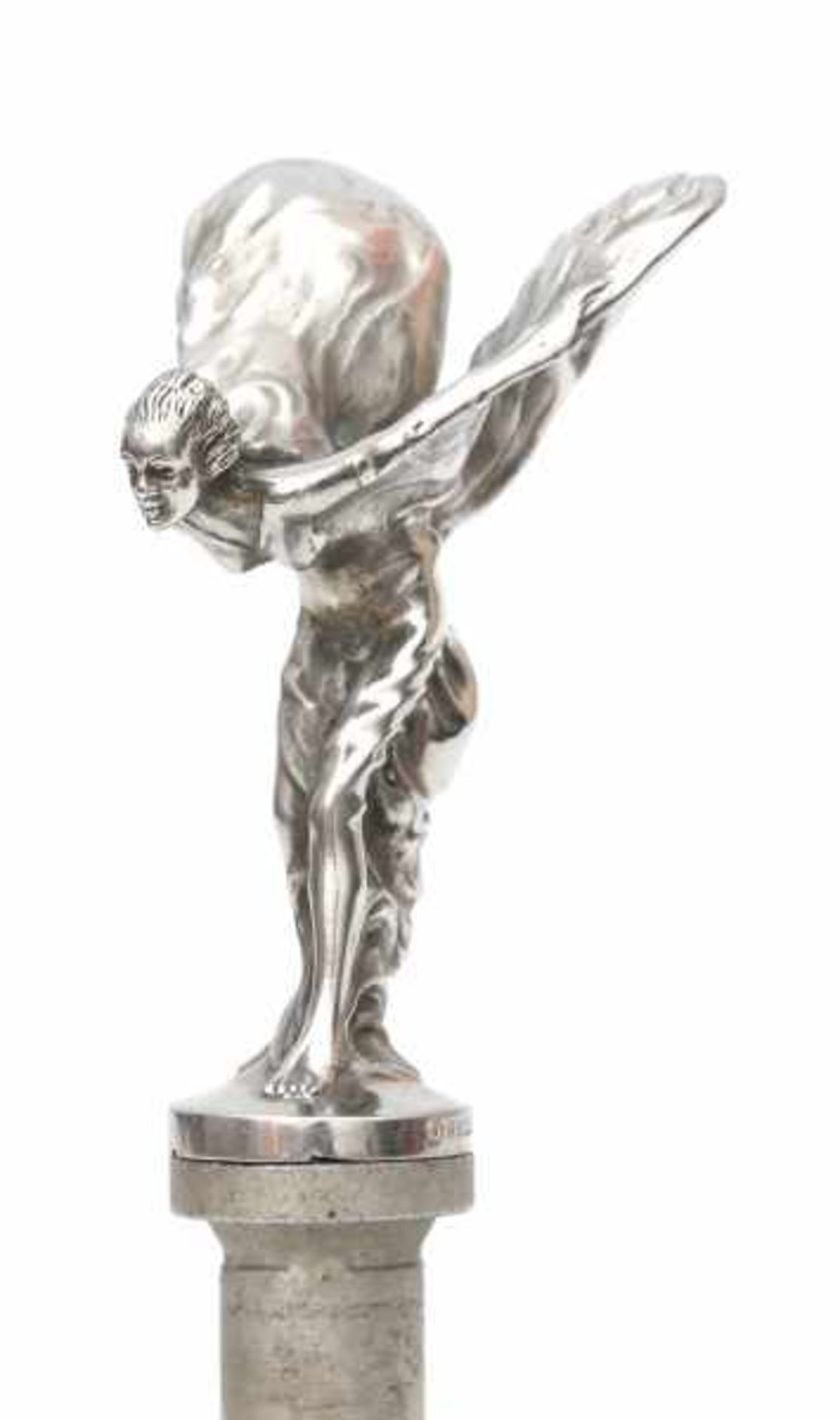 Charles Robinson Sykes (1875-1950)A chromium plated metal car mascot for Rolls-Royce, the so-