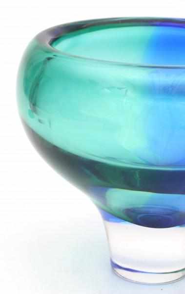 Gerard Thomassen (1926-2004)A Serica glass bowl in clear, blue and green, produced by Royal Leerdam, - Image 2 of 3