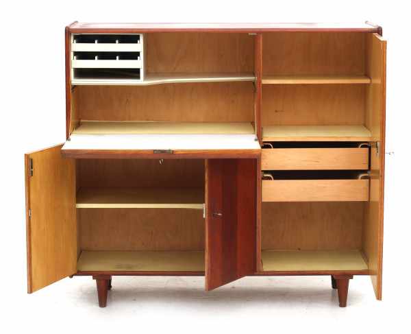 Cees Braakman (1917-1995)An oak CE 09 fall front desk with compartments behind doors, produced by - Image 2 of 6