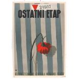 Tadeusz Trepowski (1914-1954)A Polish filmposter, OSTATNI ETAP, 1948, with lithographed signature