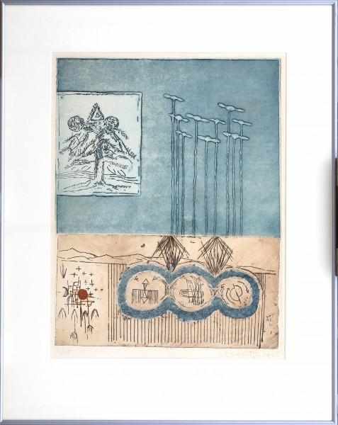 Jan Montyn (1924-2015)A colour etching on paper, 1976, signed and with year in pencil lower right, - Image 2 of 2