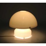 Anders Pehrson (1912-1982)A white glass and lucite table lamp, model Fungus, produced by Ateljé