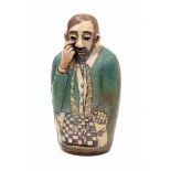 Elisabeth Gerst (1907-1993)A ceramic figure depicting the chess player J.H. Donner (1927-1988).