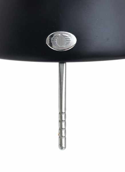 Yaakov Kaufman (1945)An adjustable, partly black lacquered metal and aluminium floorlamp, model - Image 3 of 3