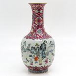 A Chinese Famille Rose Vase