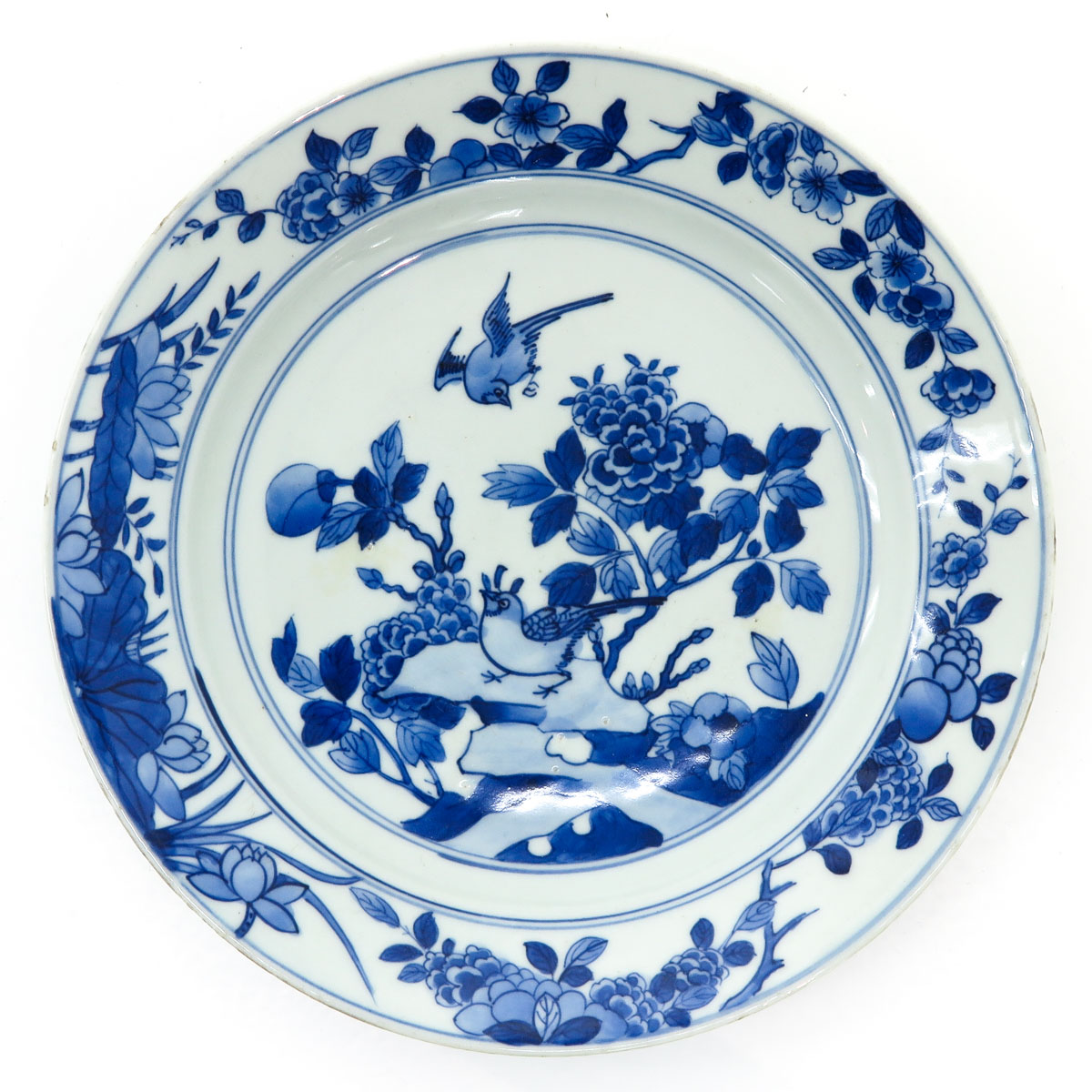 Two Chinese Blue and White Plates - Image 4 of 4