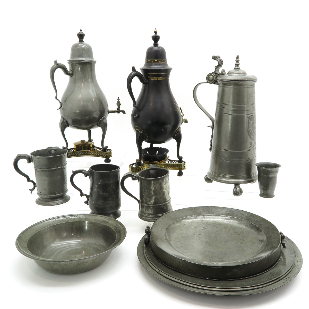 Lot of Antique Pewter - Image 3 of 9