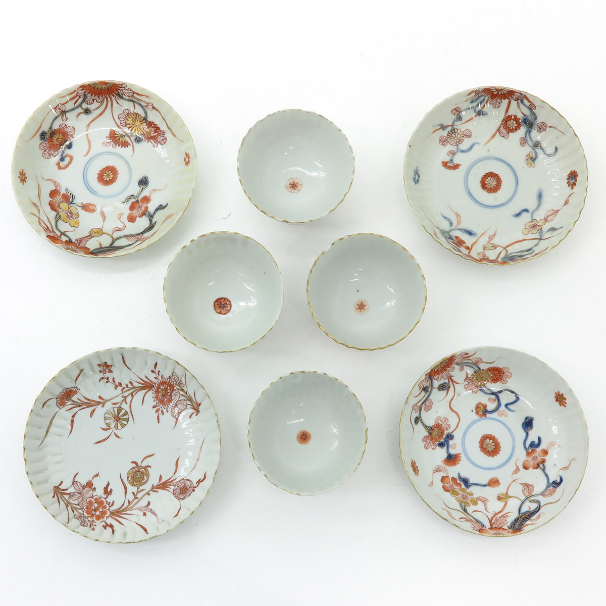 Four Chinese Cups and Saucers - Image 5 of 6