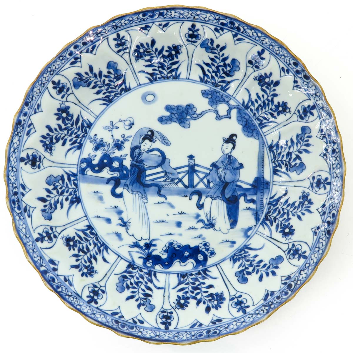 A Chinese Blue and White Plate