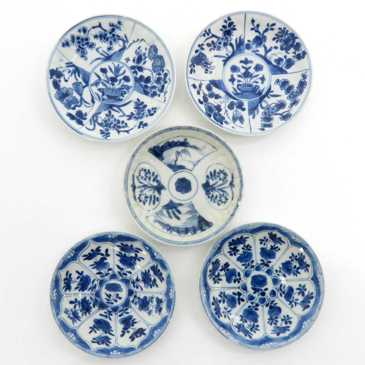 Five Chinese Cups and Saucers - Image 5 of 8