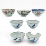 Seven Chinese Bowls