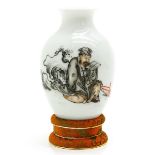 A Small Chinese Vase on Stand