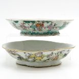 Two Chinese Altar Dishes