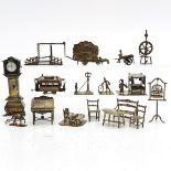 A Collection Including Silver Miniatures