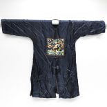 A Chinese Mandarin Silk Enbroidered Robe