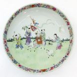 A Chinese Famille Rose Plate