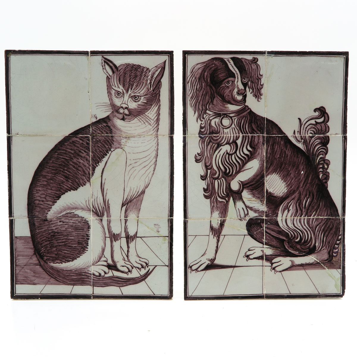 Two Dutch Tile Tableaus