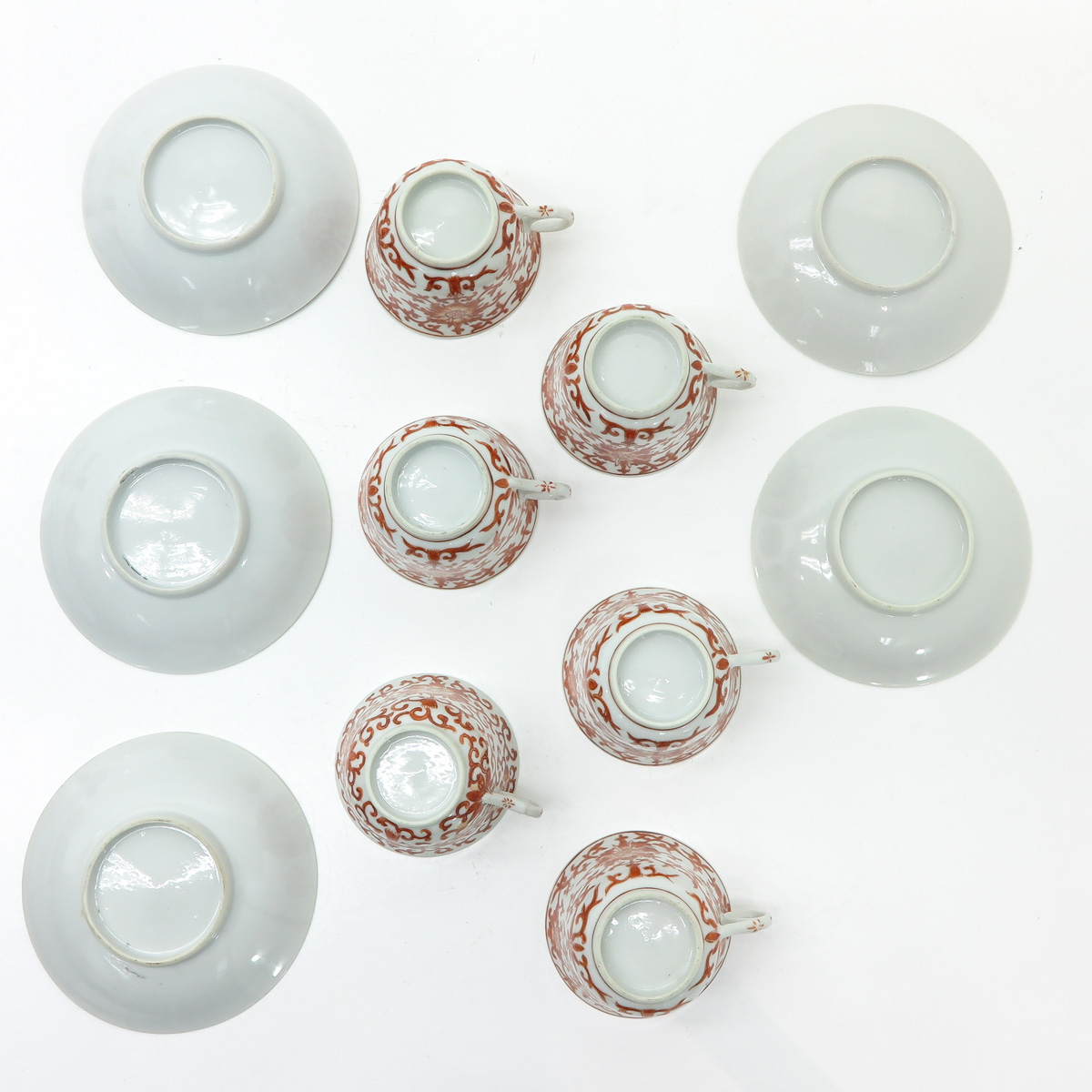 A Collection of Chinese Cups and Saucers - Image 6 of 6