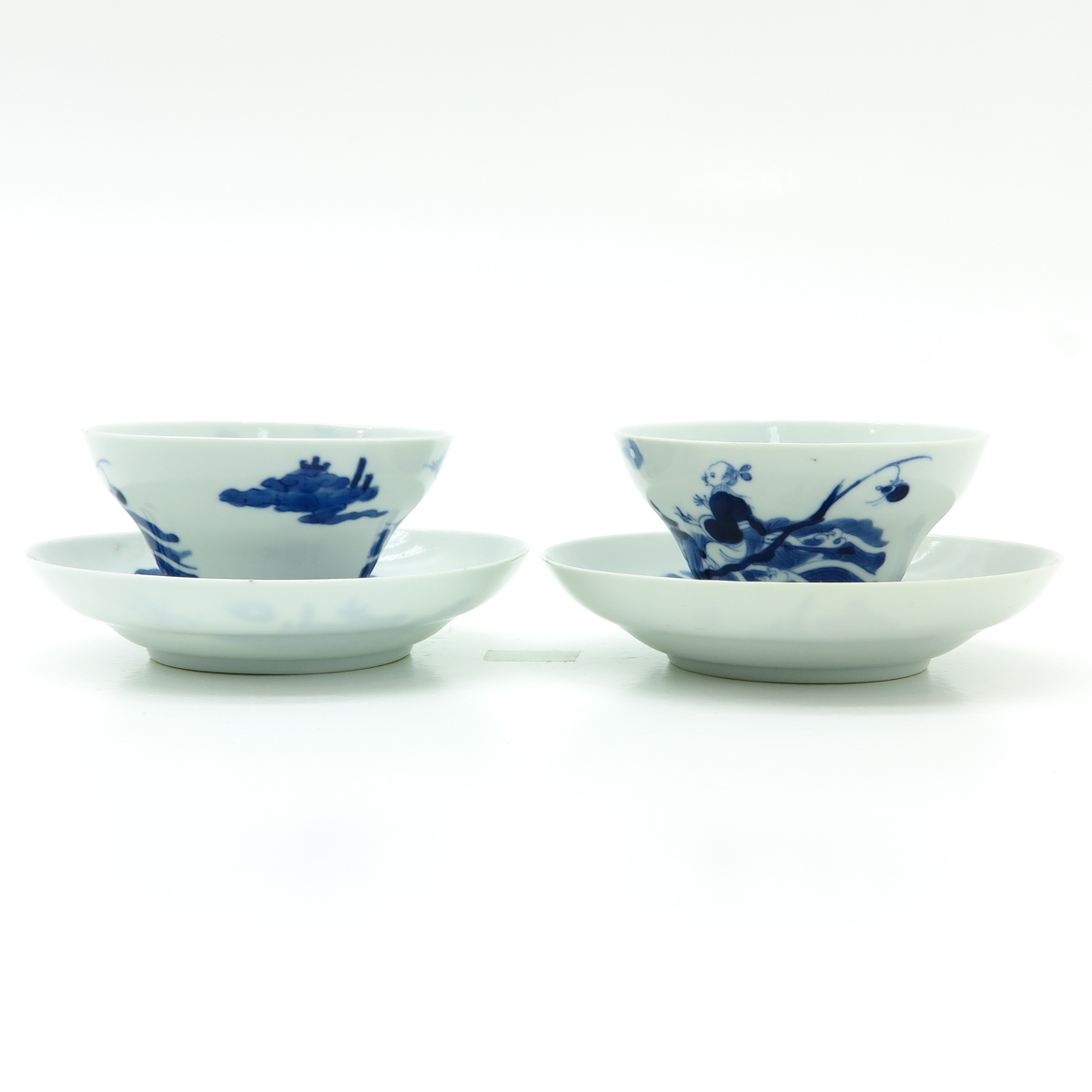 Two Chinese Cups and Saucers - Image 3 of 7