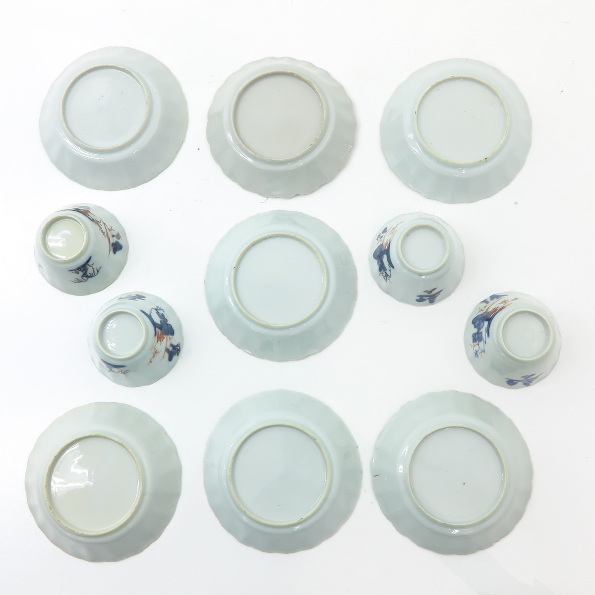 A Collection of Chinese Cups and Saucers - Image 6 of 6