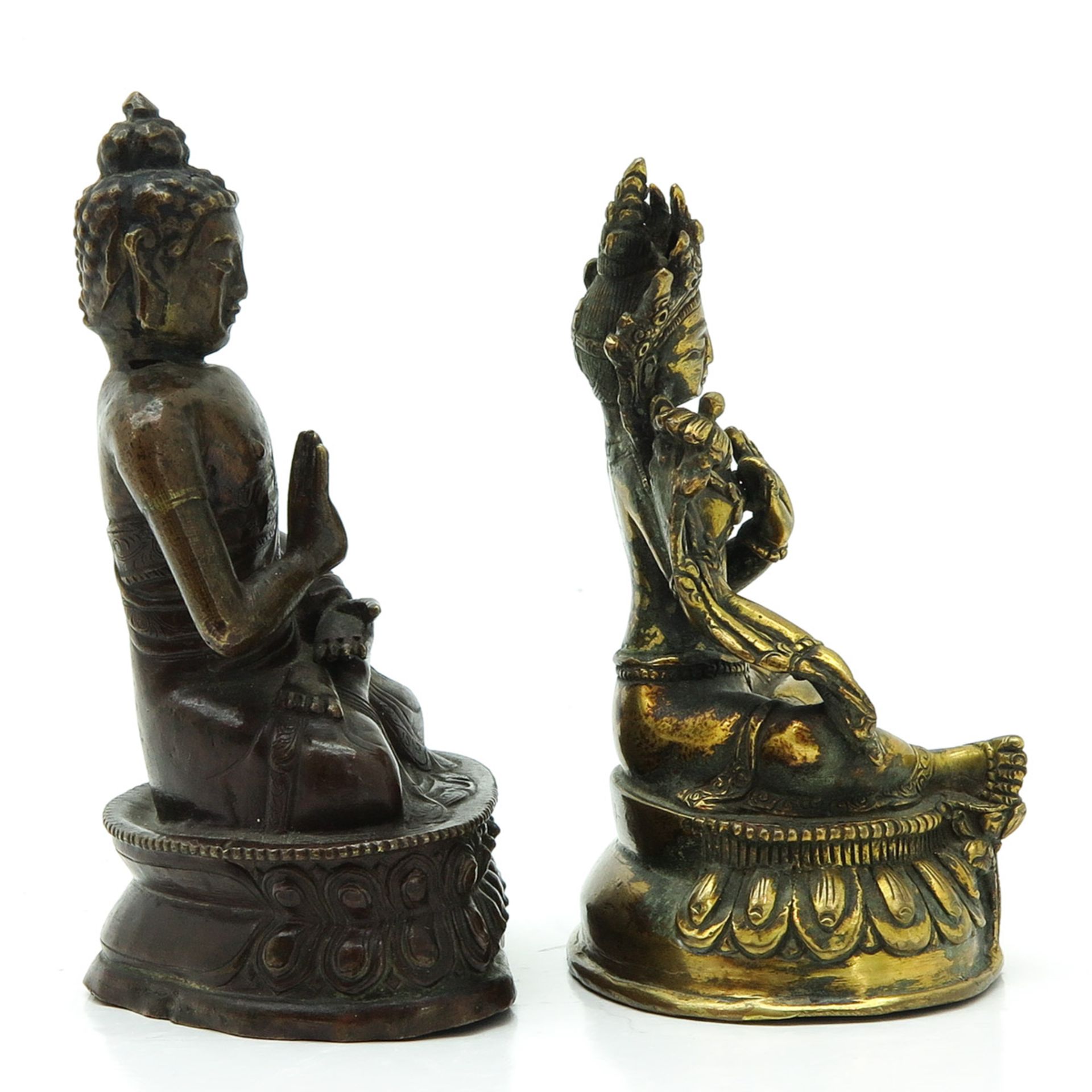 Two Buddha Sculptures - Bild 4 aus 6