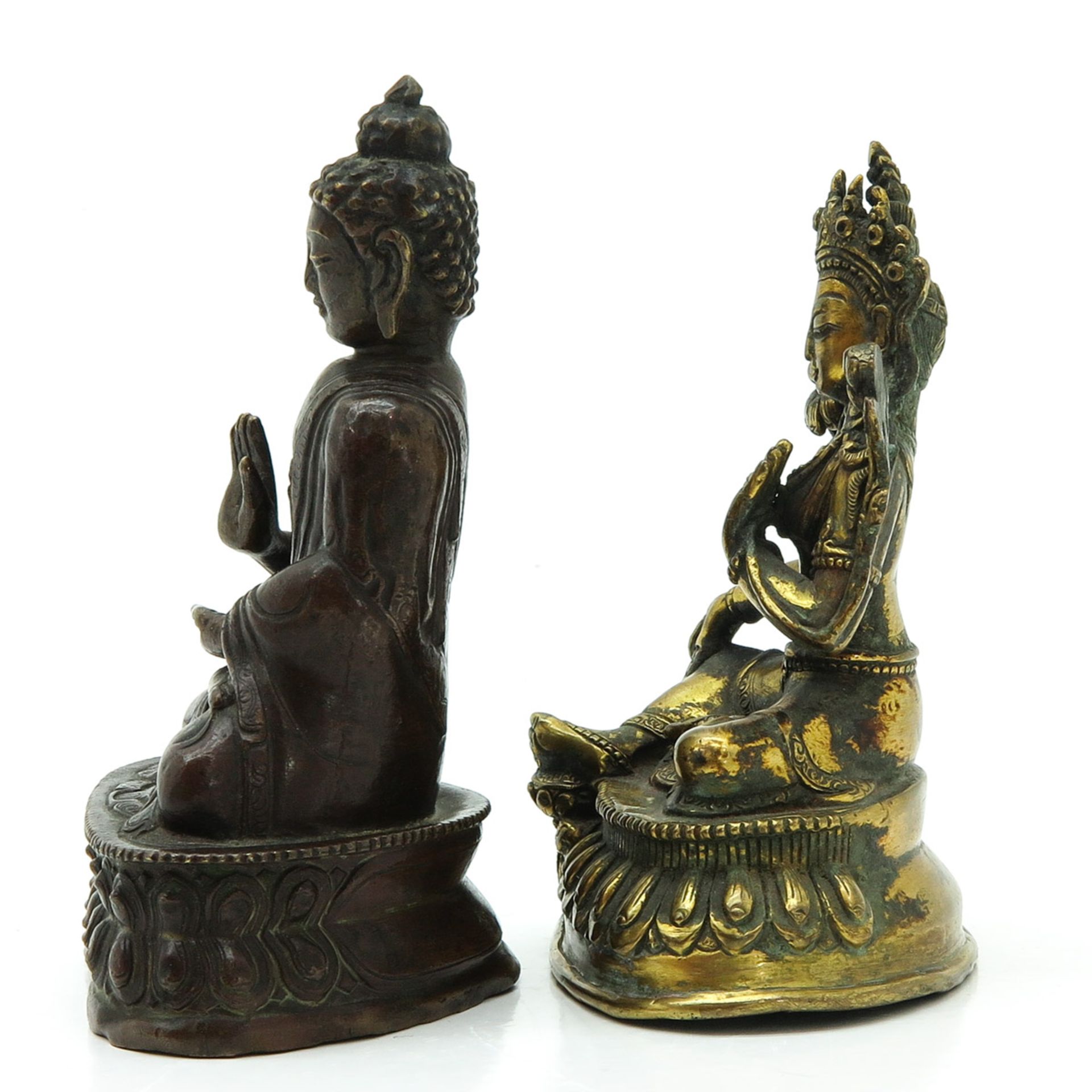 Two Buddha Sculptures - Bild 2 aus 6
