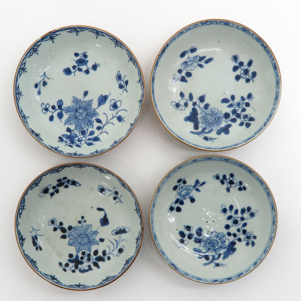 Four Chinese Batavianware Cups and Saucers - Image 5 of 8