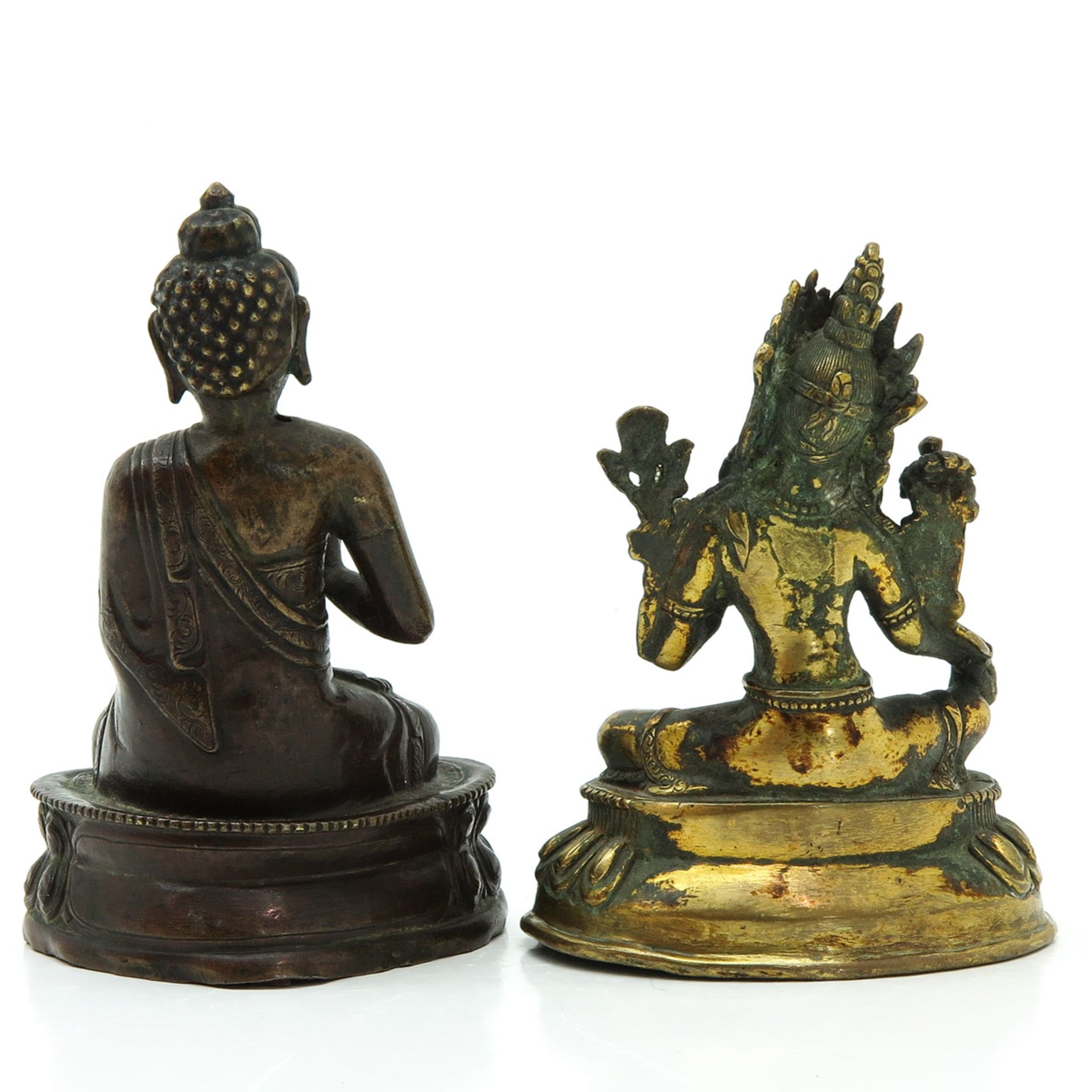 Two Buddha Sculptures - Bild 3 aus 6