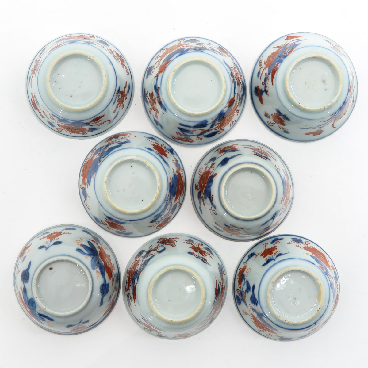 Eight Chinese Imari Cups and Saucers - Image 8 of 8