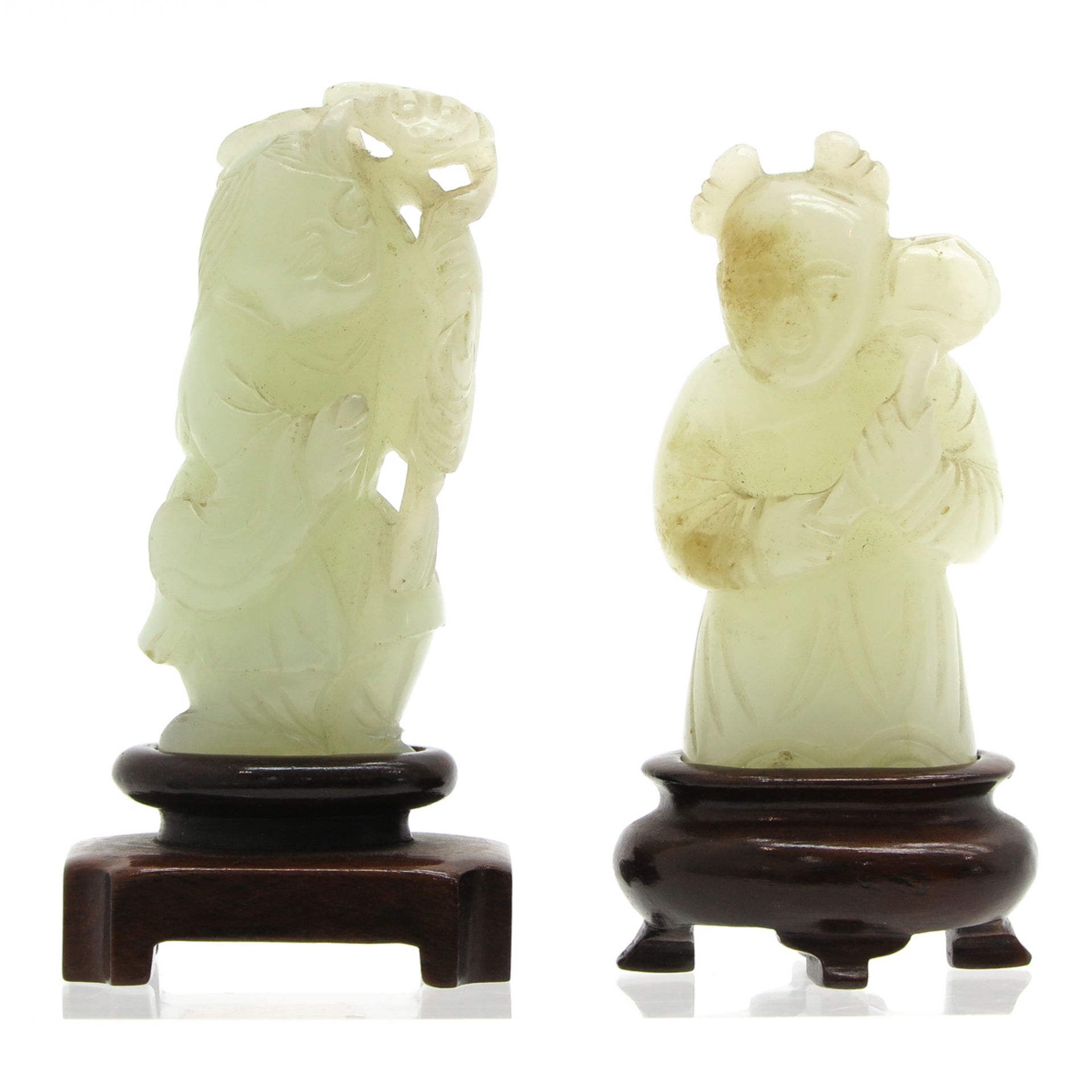 Two Small Chinese Jade Sculptures