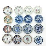 Sixteen Small Chinese Plates