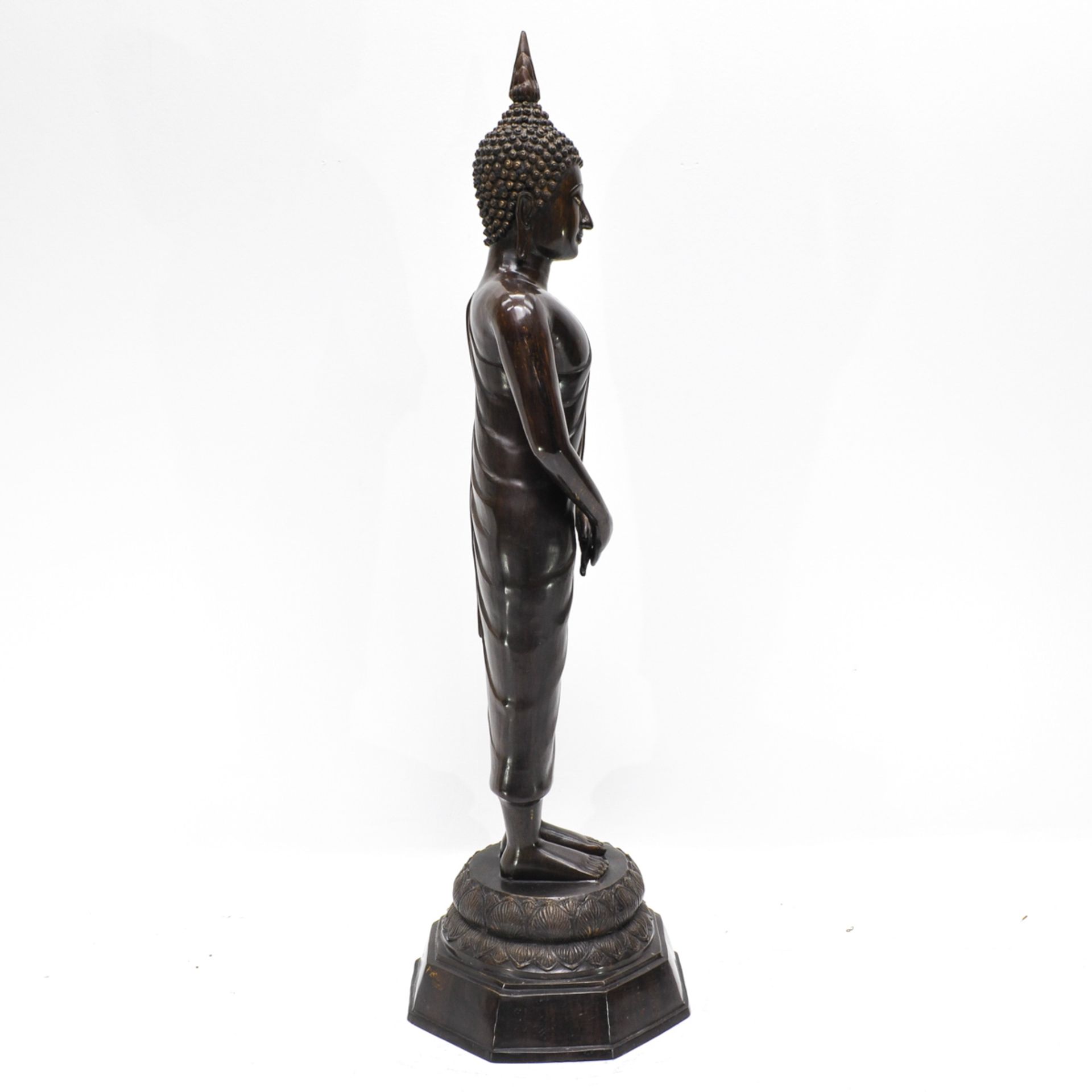 A Bronze Buddha Sculpture - Bild 4 aus 4