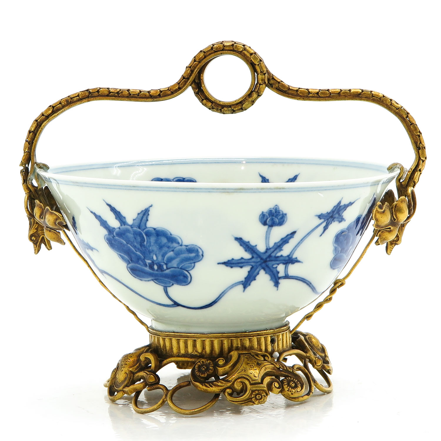 A Blue and White Serving Bowl