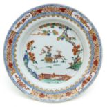 A Famille Verte Decor Plate