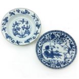 Two Blue and White Plates