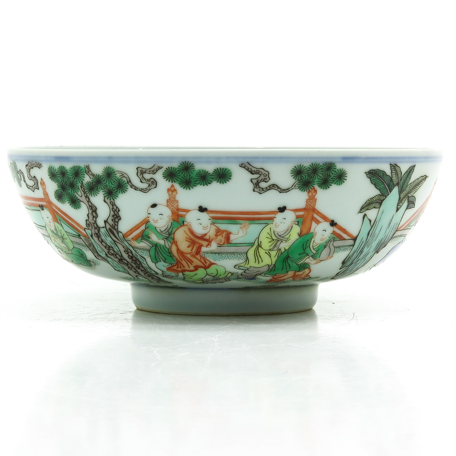 A Famille Verte Decor Bowl - Bild 3 aus 10