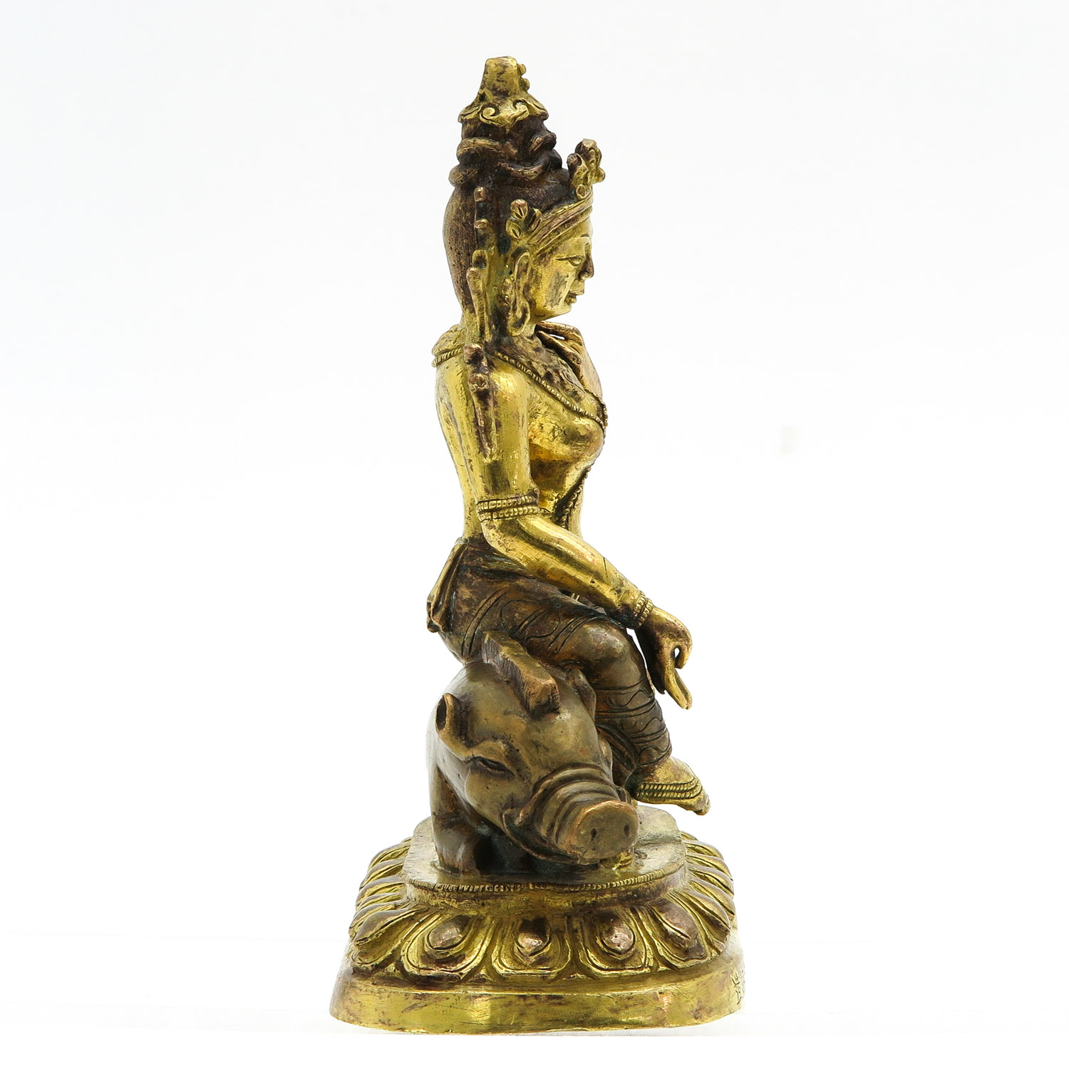 A Bronze Buddha Sculpture - Bild 4 aus 10