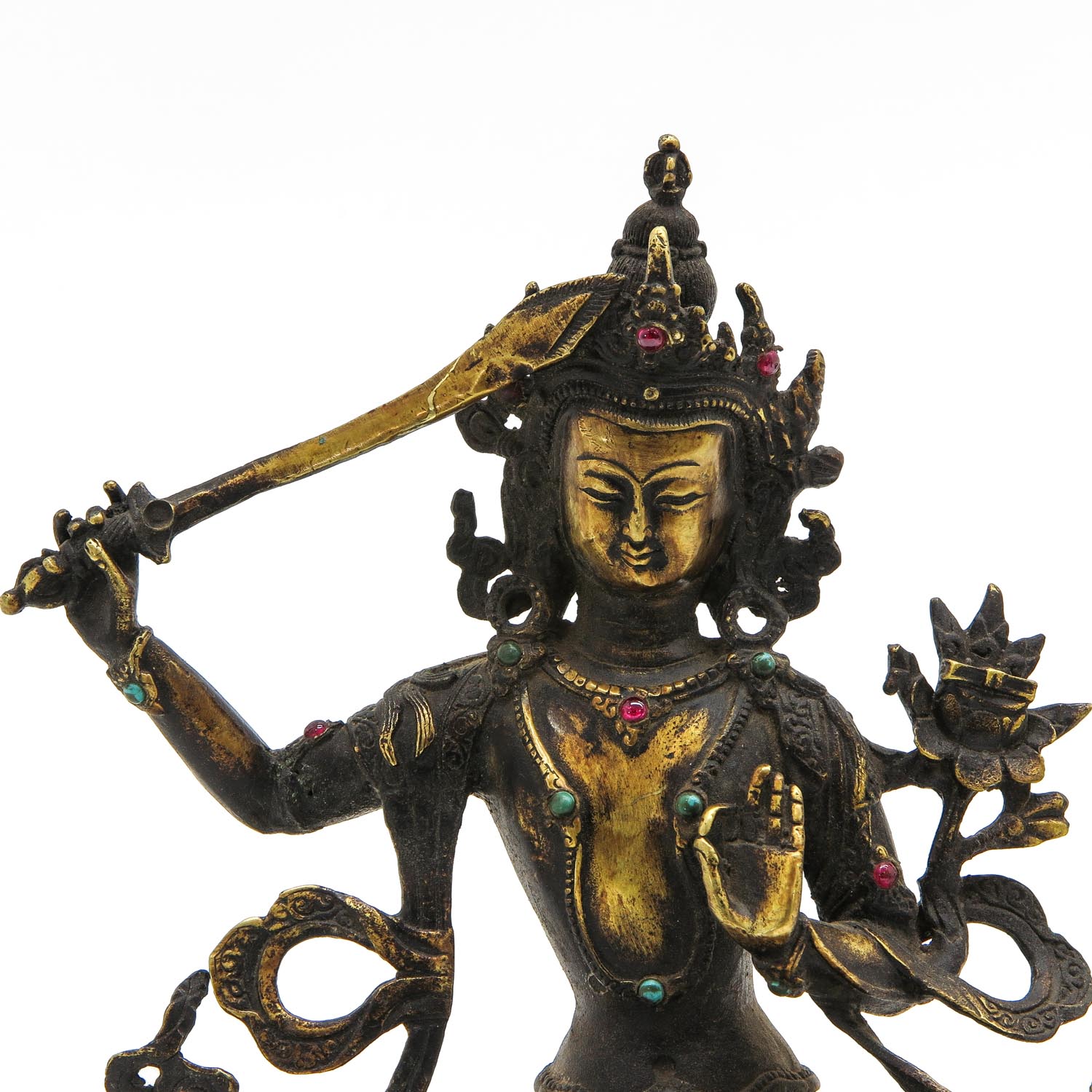 A Bronze Buddha Sculpture - Image 7 of 10