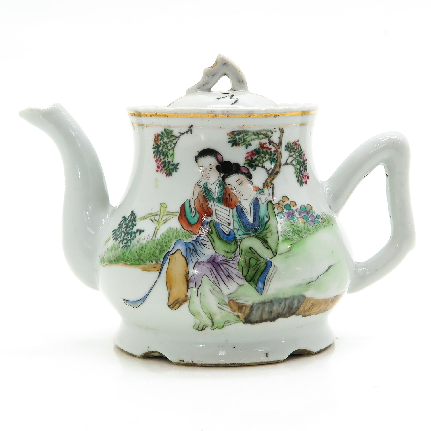 A Polychrome Decor Teapot - Image 2 of 10