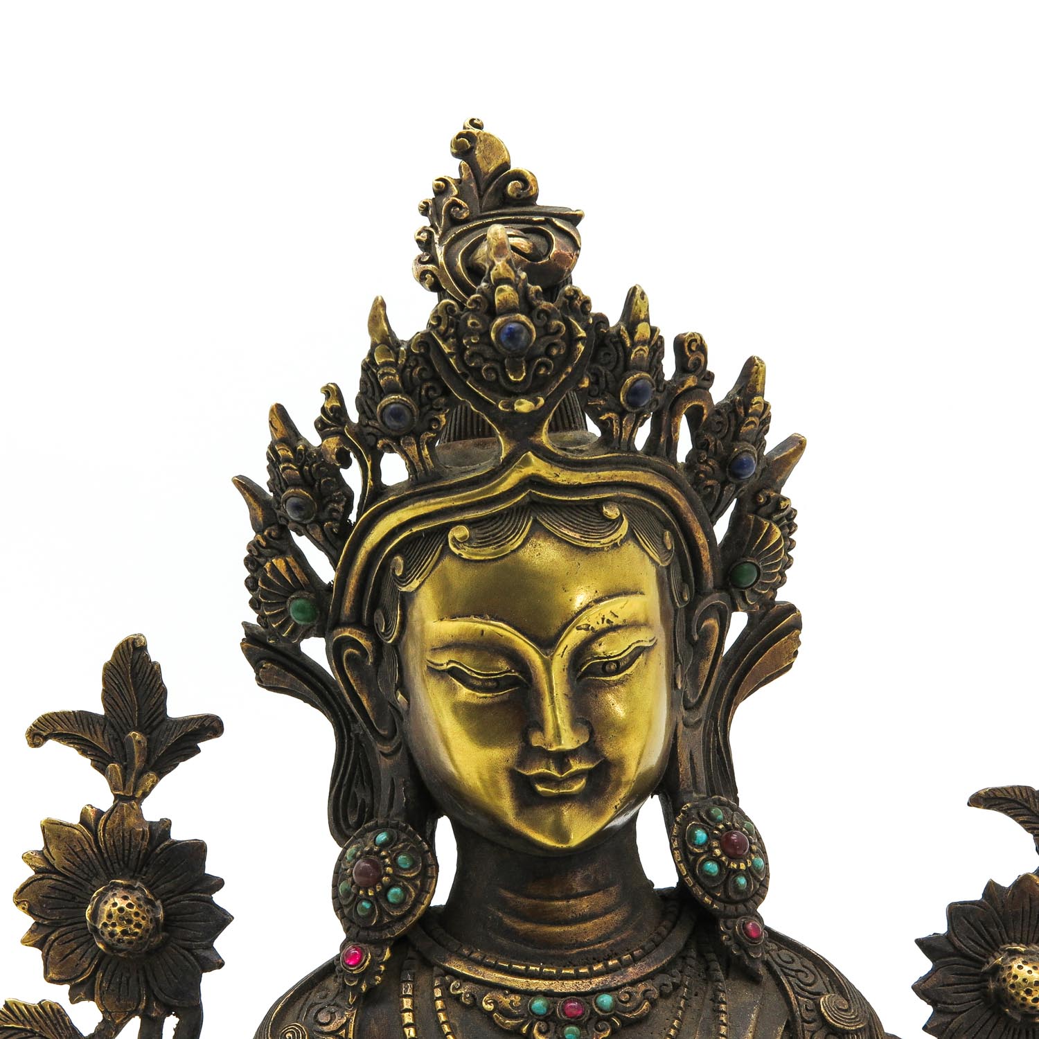 A Bronze Buddha Sculpture - Image 7 of 10