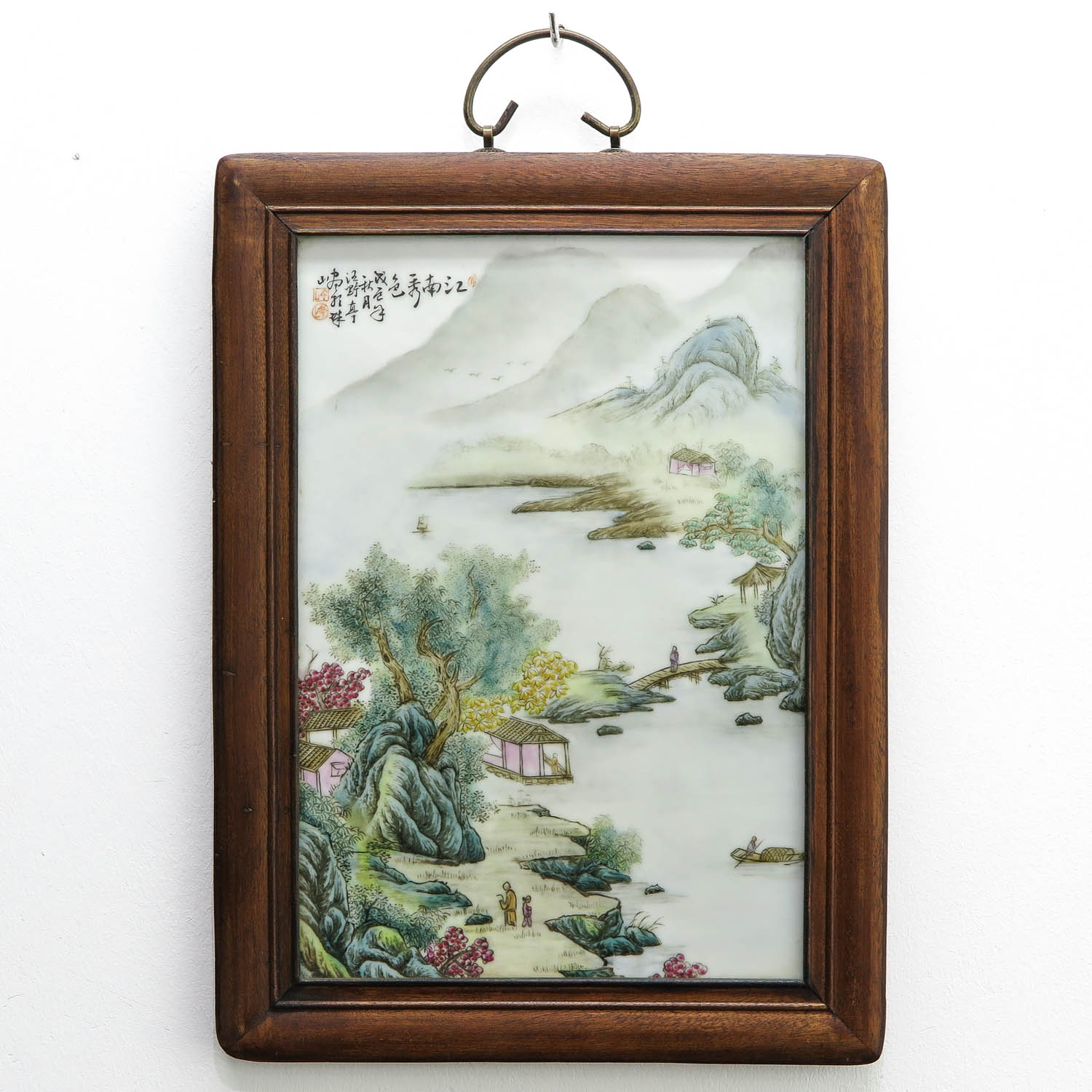 A Framed Chinese Tile