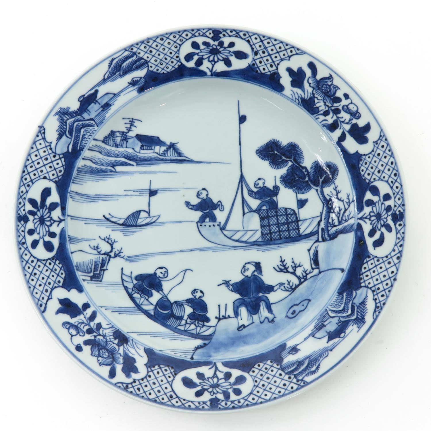 Two Blue and White Plates - Image 5 of 7